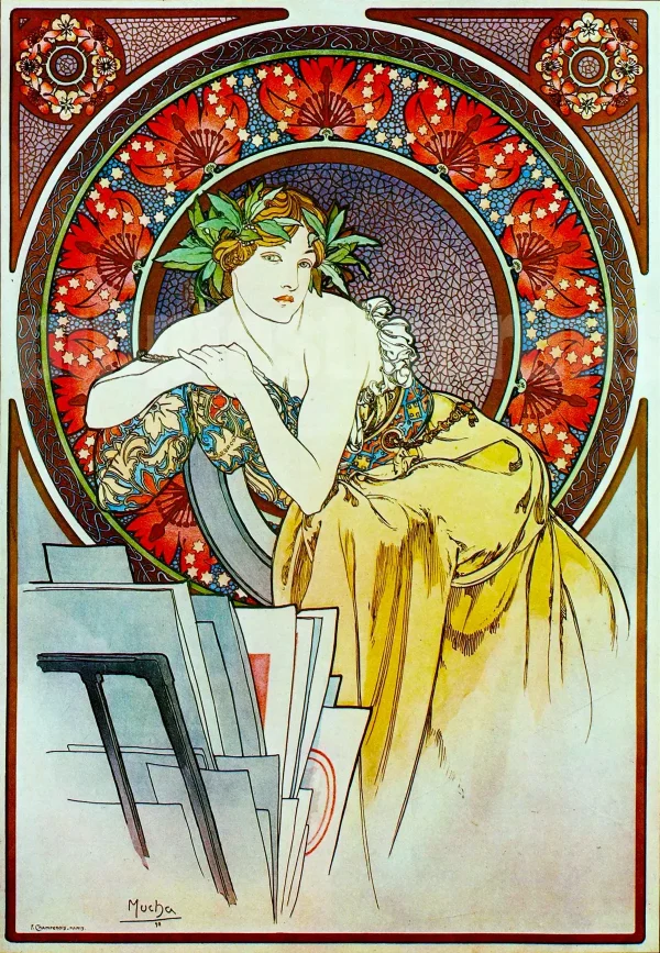 Woman with Poppies