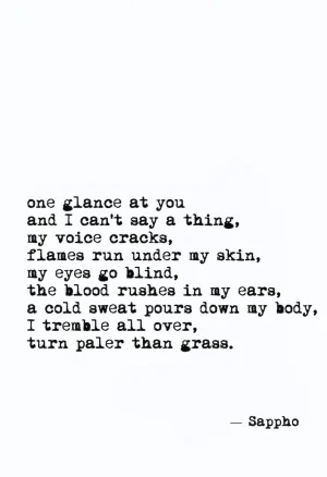 One Glance At You