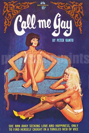 Call Me Gay! That's the catchy title of this trashy 1965 lesbian pulp novel