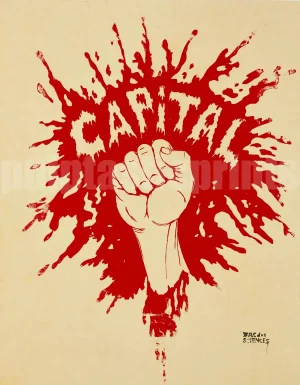 Smash Capitalism Raised Fist