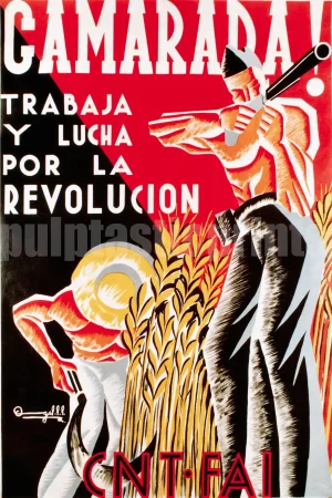 Comrade! Work & fight for the revolution!