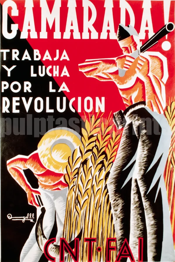 Comrade! Work & fight for the revolution!