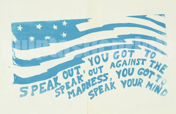 Speak out, you got to speak out against the madness