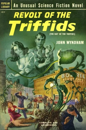 It's the book that sci fi classic Day of the Triffids was based on ... and it's a prime example of sci fi pulp art.